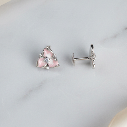 Bloom Crest Silver Tops