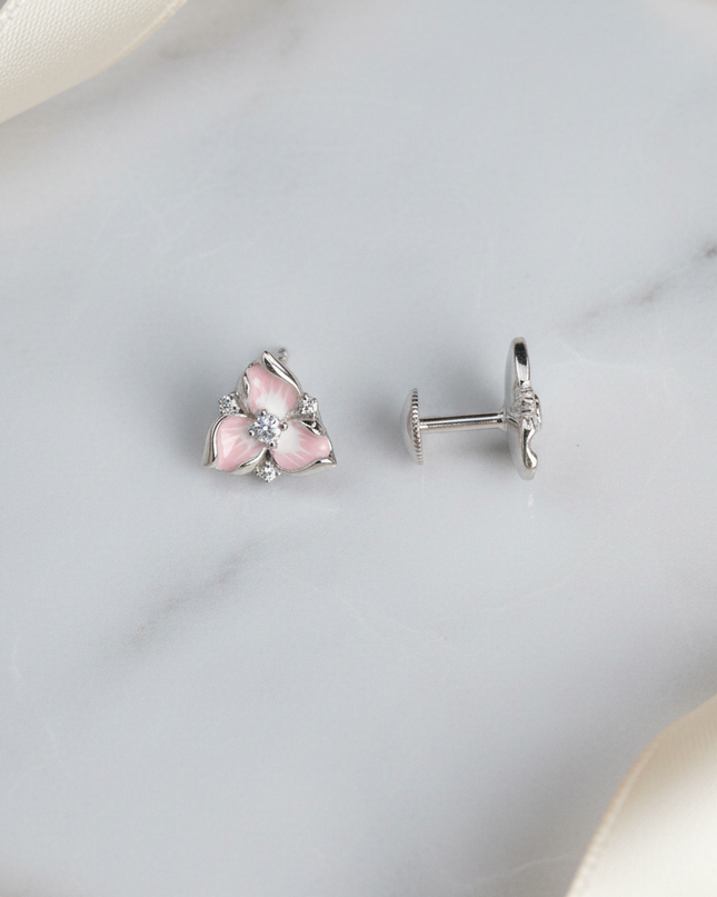 Bloom Crest Silver Tops
