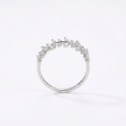 Infinity Glow Silver Ring