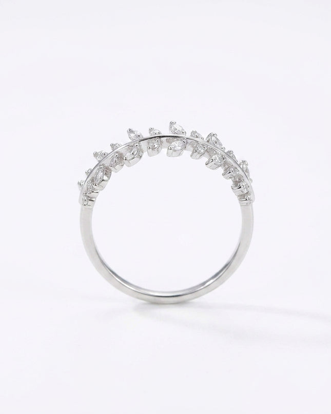 Infinity Glow Silver Ring