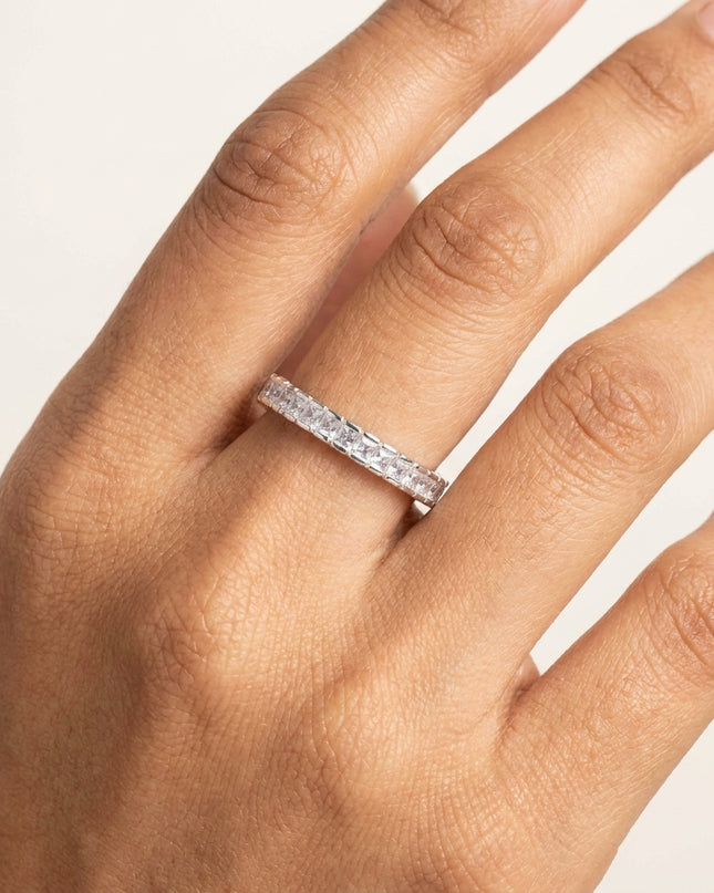 Roselle Shine Silver Ring