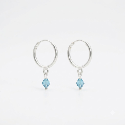 Modern Silver Bali Hoops