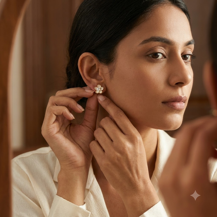 Starlit Studs – Classic Tiny 925 Silver Earrings