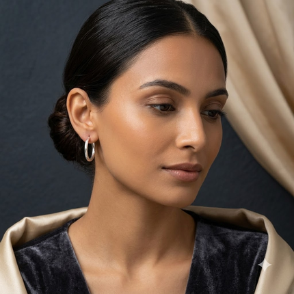 Velvet Curve SILVER EARRINGS