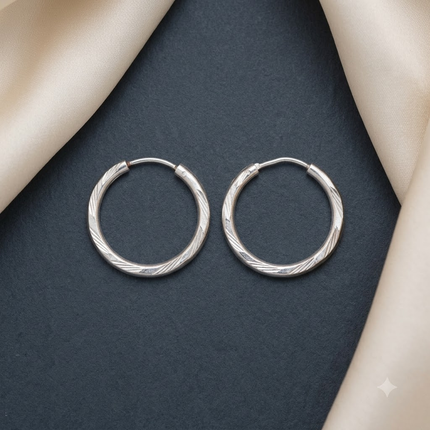 Velvet Curve SILVER EARRINGS