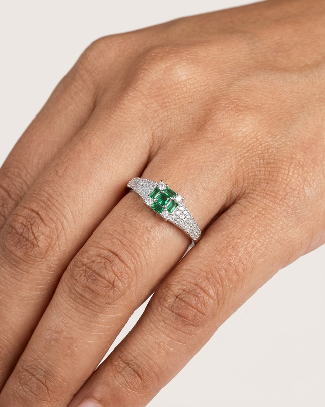Trendy 925 Silver Adjustable Ring for Women & Girls