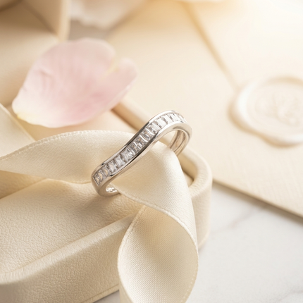 Radiant Bloom Silver Ring