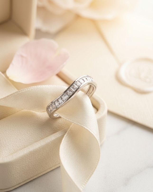 Radiant Bloom Silver Ring