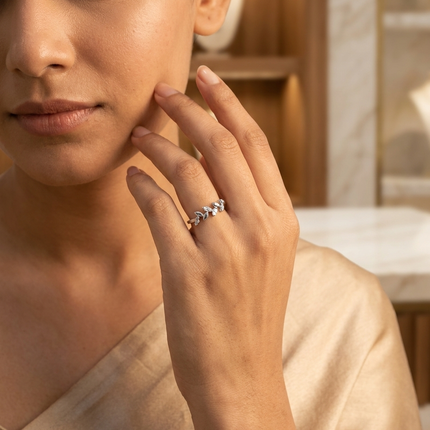 Heartline Sterling Silver Ring