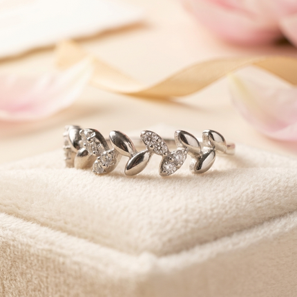 Heartline Sterling Silver Ring