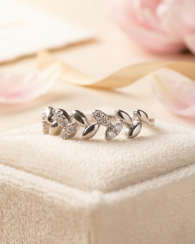 Heartline Sterling Silver Ring