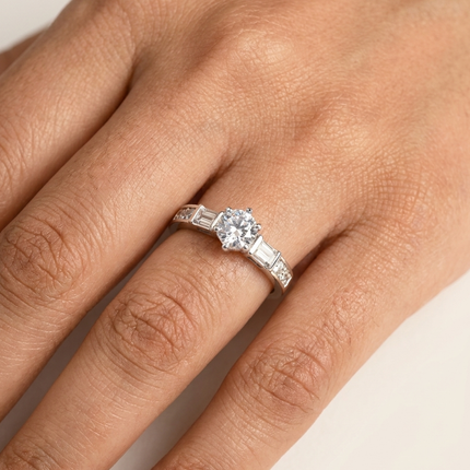 Mystic Curve Silver Ring