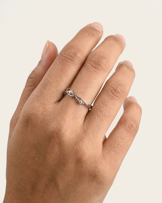 Velvet Shine Silver Ring