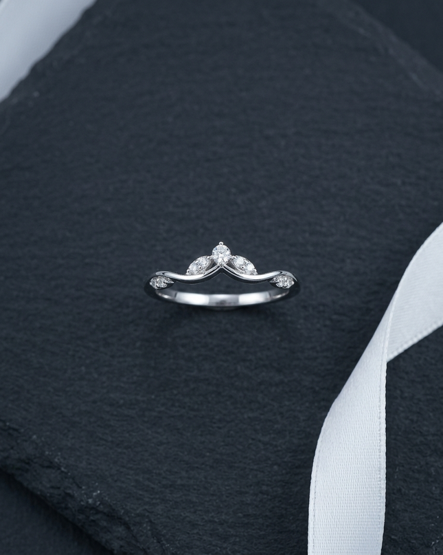 Moonveil Sterling Silver Ring
