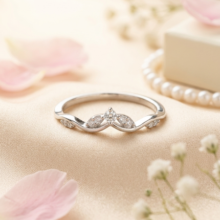 Moonveil Sterling Silver Ring