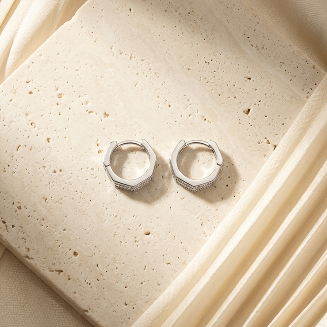 Starry Edge Hoops