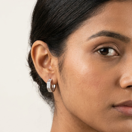 Starry Edge Hoops