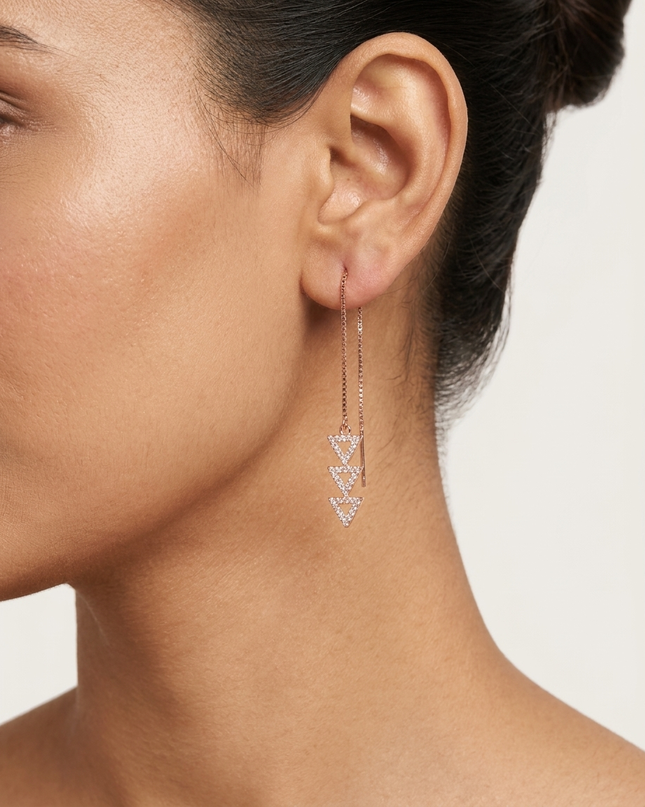 Embrace with the timeless charm of a heart-shaped Sui Dhaga.