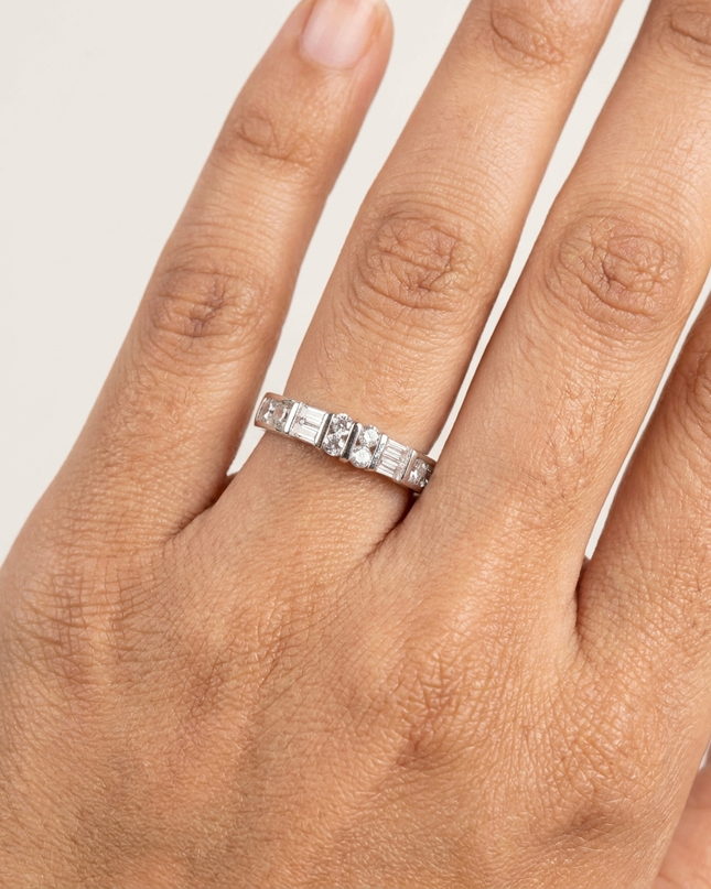 Celestia Spark Silver Ring