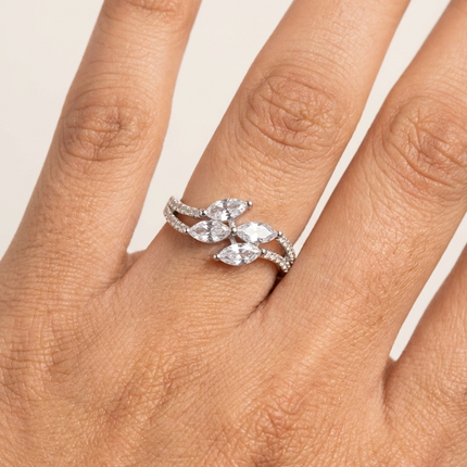 Luna Grace Silver Ring