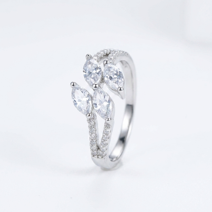 Luna Grace Silver Ring