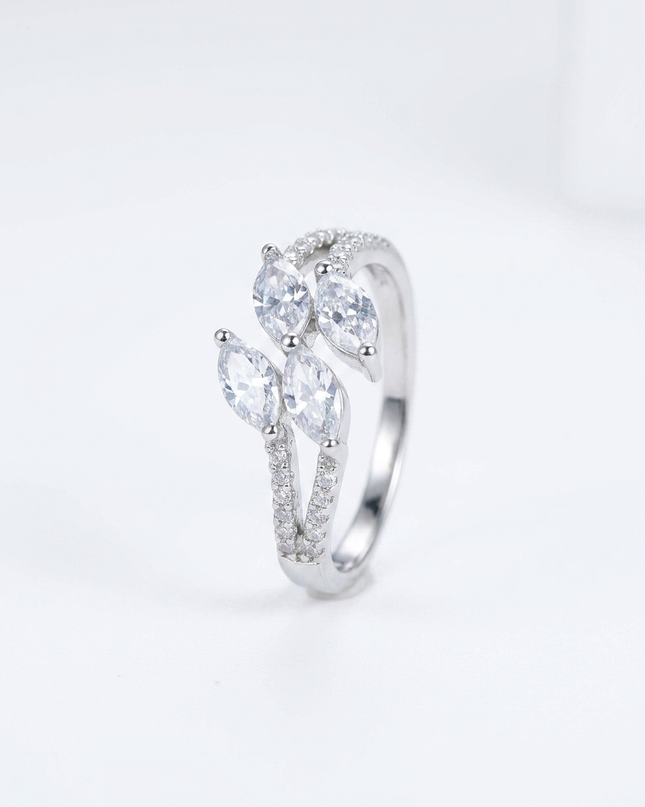 Luna Grace Silver Ring