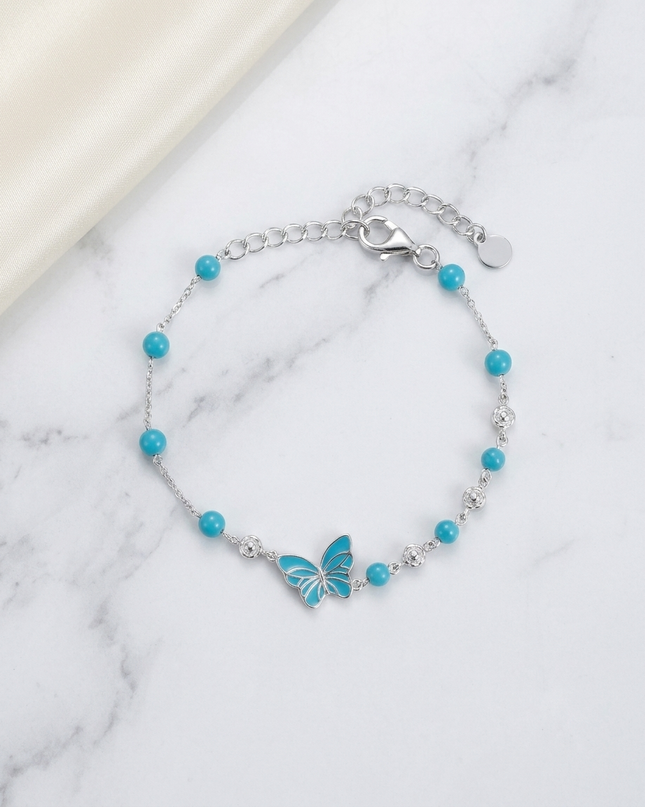Aurora Elegance 925 Sterling Silver Chain bracelet for Kids