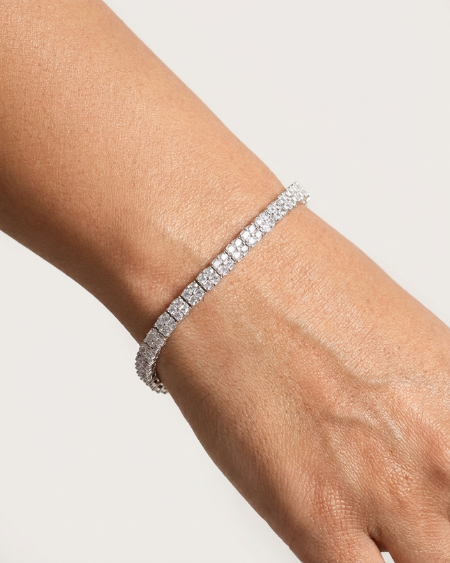 Radiant Grace 925 Sterling Silver Bracelet for Women