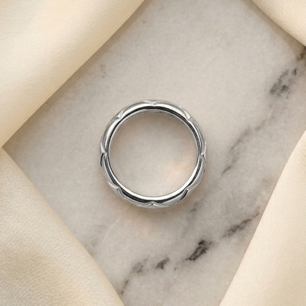 EdgeLine Silver Band