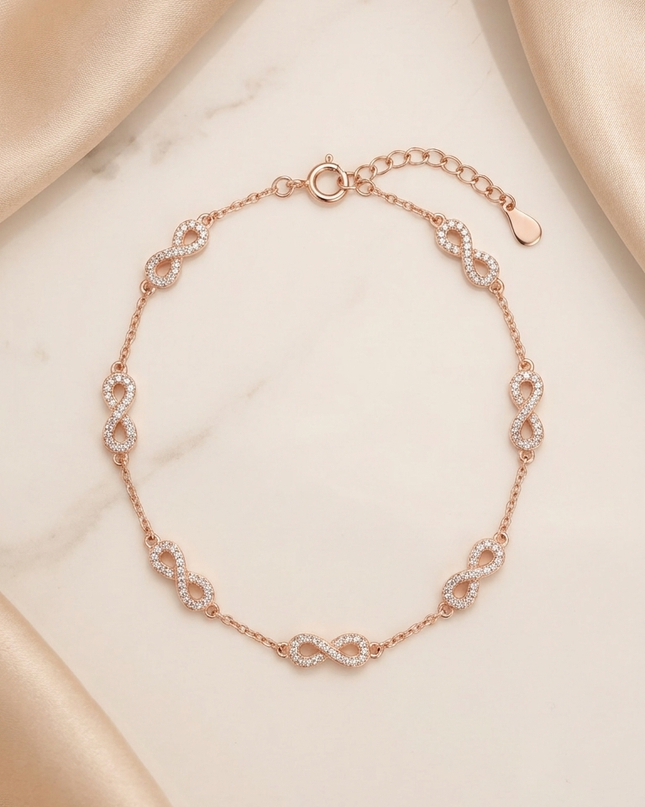 Neerja Infinity Silver 925 Bracelet