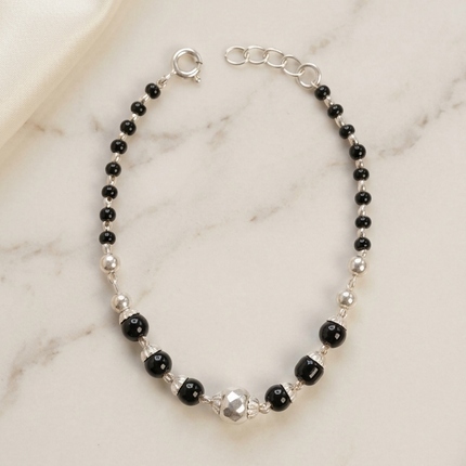 The Silver Mangalsutra Bracelet