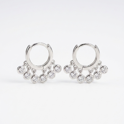 Elevate your style with our delicate second piercing hanging earrings"