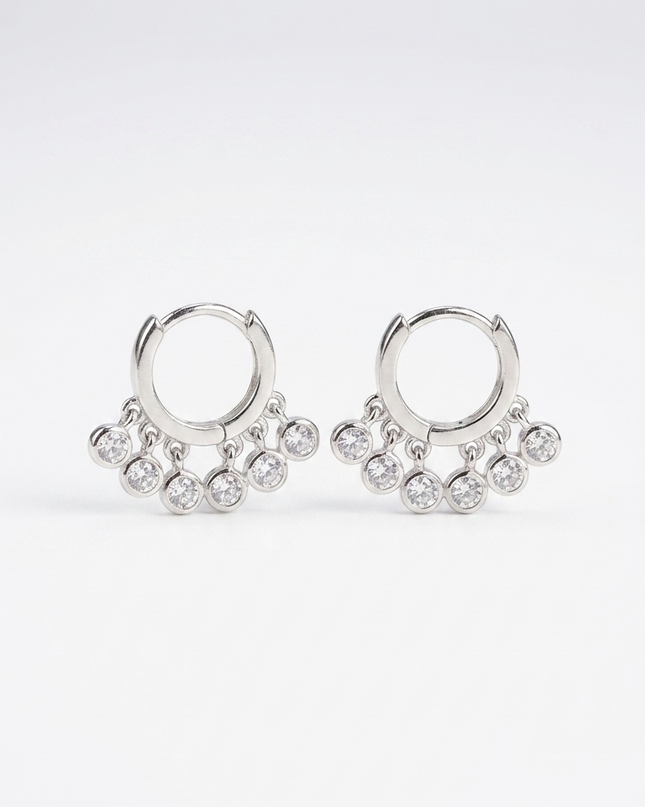 Elevate your style with our delicate second piercing hanging earrings"