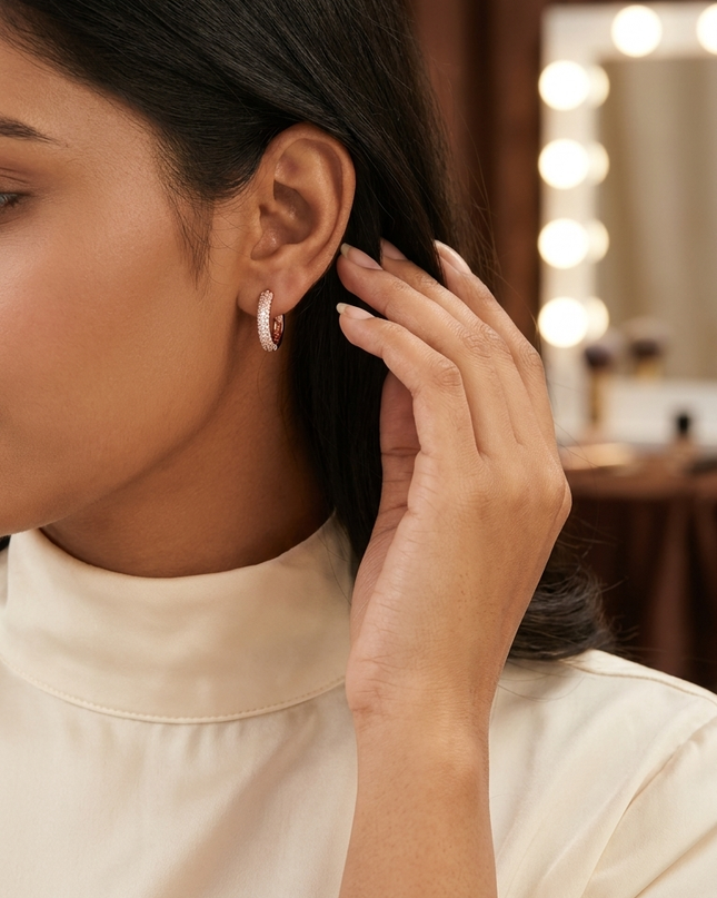 Lyka Silver Earrings