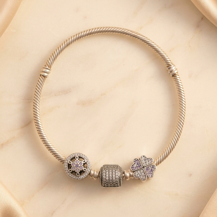 Silver kada Women