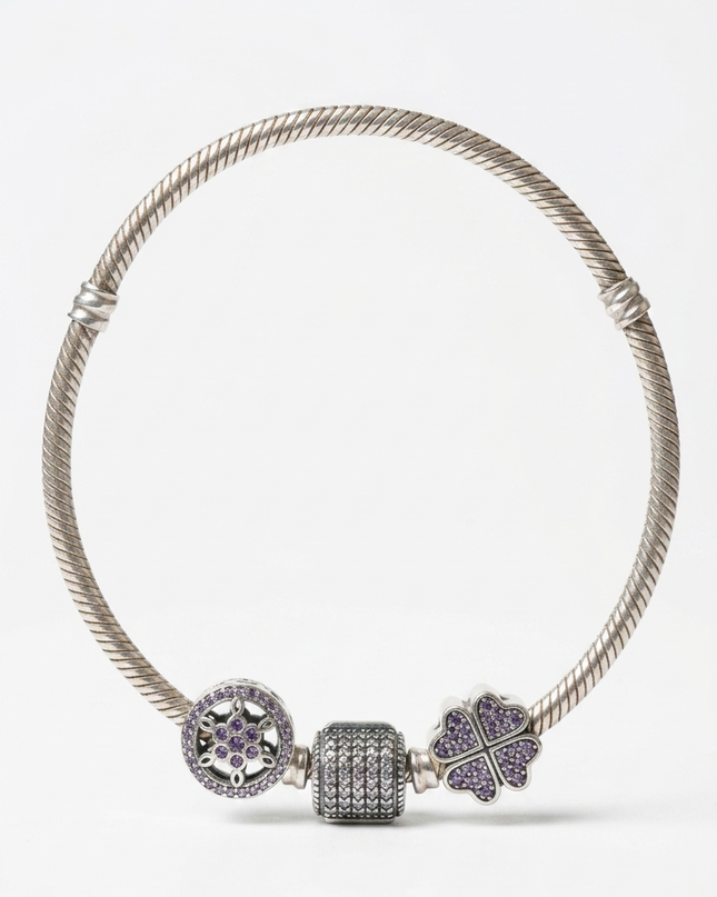 Silver kada Women