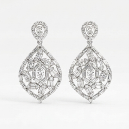 Silver Earrings Dangler