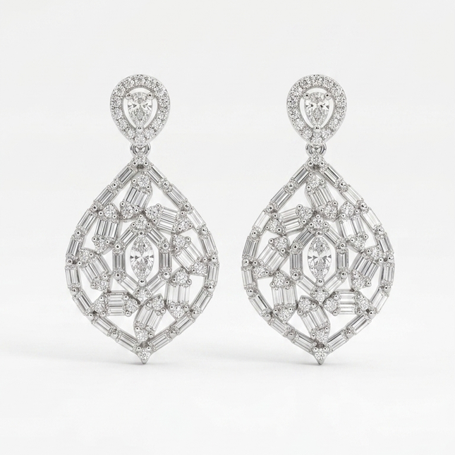 Silver Earrings Dangler